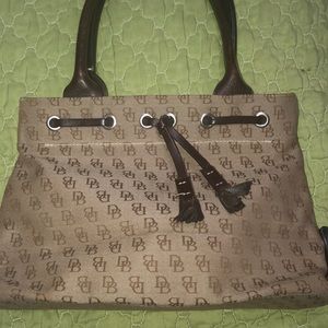 Dooney & Bourke hybrid purse brown